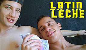 LatinLeche - Hairy Latin Hunk Has Bareback Sex With Two Young ...