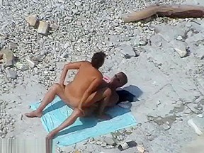 Another Nice Mature Couple On The Beach...
