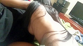 Big Tittied Ebony Sucks And Gets Fucked...