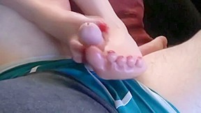Best porn clip feet try to...