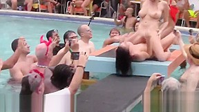 Extreme naked pool party twerk sluts...
