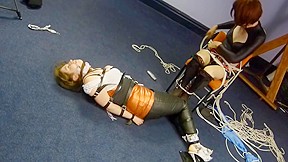 Julie tied up...