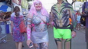 Sexy street flashing sluts fantasy fest...