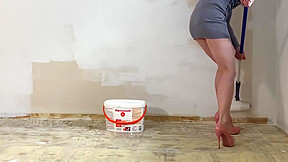 Sexy wall painting heels...