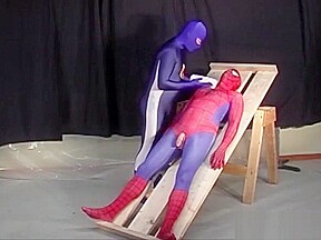 Spiderman is captured by a gay...