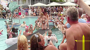 Wet And Nude Pool Party Out Of Control P1...
