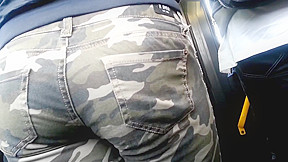 Ass In Camo Jeans...