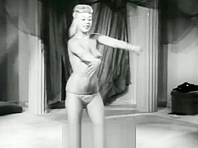 Blonde Dancer Shows off Her Curves (1950s Vintage)