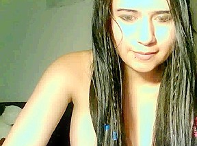 Cute latin legal age teenager play...