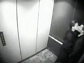 Security cam in an elevator...