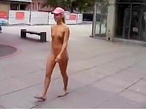 Danis nude walk in crowded streets...