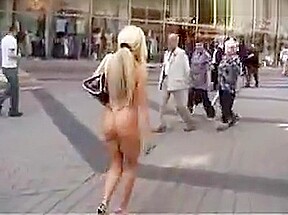 Kerstin nude in downtown...
