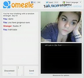 Omegle pleasure with curvy babe...