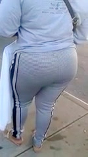 Candid Booty Milf Waiting At Bus Stop...