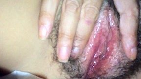 Shooting another load on her hairy...