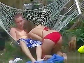 Hot Couple Caught Fucking In The Yard...