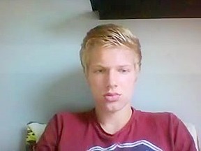 Netherlands,cute str8 guy shows his on...