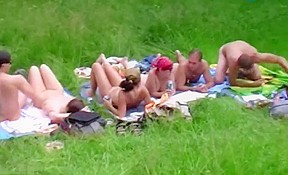 Czech nudists on my voyeur video...