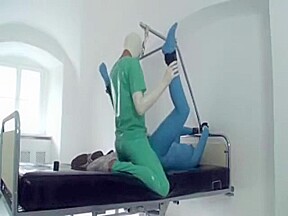 Latex doctor and patient fuck...