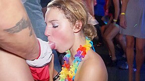 Euro party cumshot after tugging...
