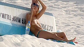 Topless beach 1...