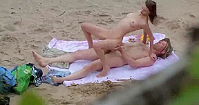 Nude beach...
