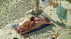 Couple Share Hot Moments Beach...
