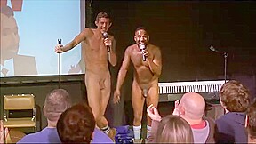 Nude comedy show...
