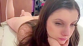 Sleeping hot nude and horny step-sister hard fucked by brother !!