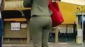 The greatest candid ass 2 pants...