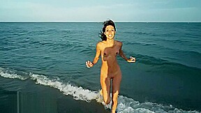 Sex on the Beach! We let a fan Watch - Nudist Amateur MySweetApple