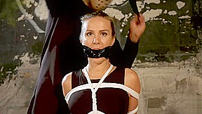 Lovely Russian Tries Different Gags Ballgag Tape Gag...