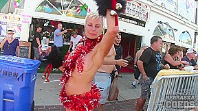 Nude Girls With Only Body Paint Out Streets Of Fantasy Fest 2018 Key West Florida Nebraskacoeds...