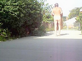 Naked gardener...