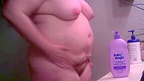 Mature girlfriend getting dressed big nipples...