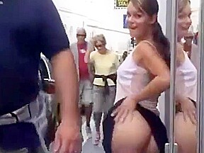 Girl Flashing And Public Part 2...