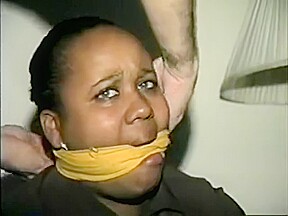 Ebony black women wrap gagged...
