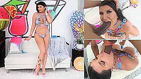 Romi Rain In Romi Reigns Over Cock Swallowed...