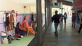 Stepsister Anal At Public Shopping Mall...