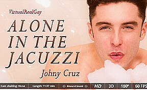 Johny Cruz In Alone In The Jacuzzi Sexlikereal Gay...