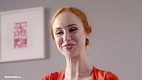 Hot redhead boobs makes a porn vid...