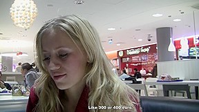 2 Blond Engulfing Penis In A Mcdonalds Wc...