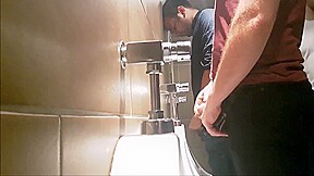 Compilation of uncut guys pissing at...