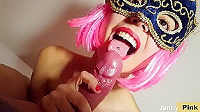 Jenny pink wants to lick cock...