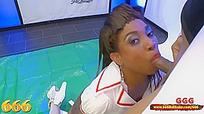 Mimi The Black Nurse Is Thirsty For Piss And Cum7