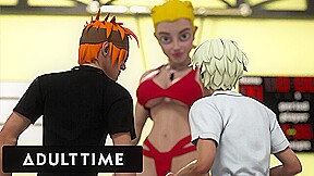 Adult Time Big Titty Hentai Gym Teacher Shows The Class Give Head...
