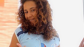 Russian curly hair college girl fucking...