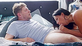 Hot babe pops up porn scene...