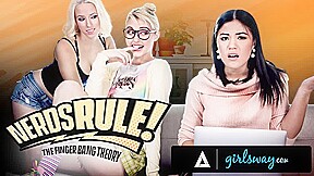 Girlsway nerdy roommates kendra spade and...