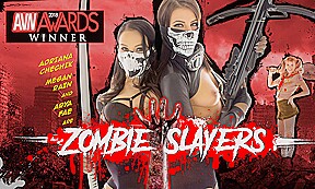 Zombie slayers pornstar mfff foursome pov...